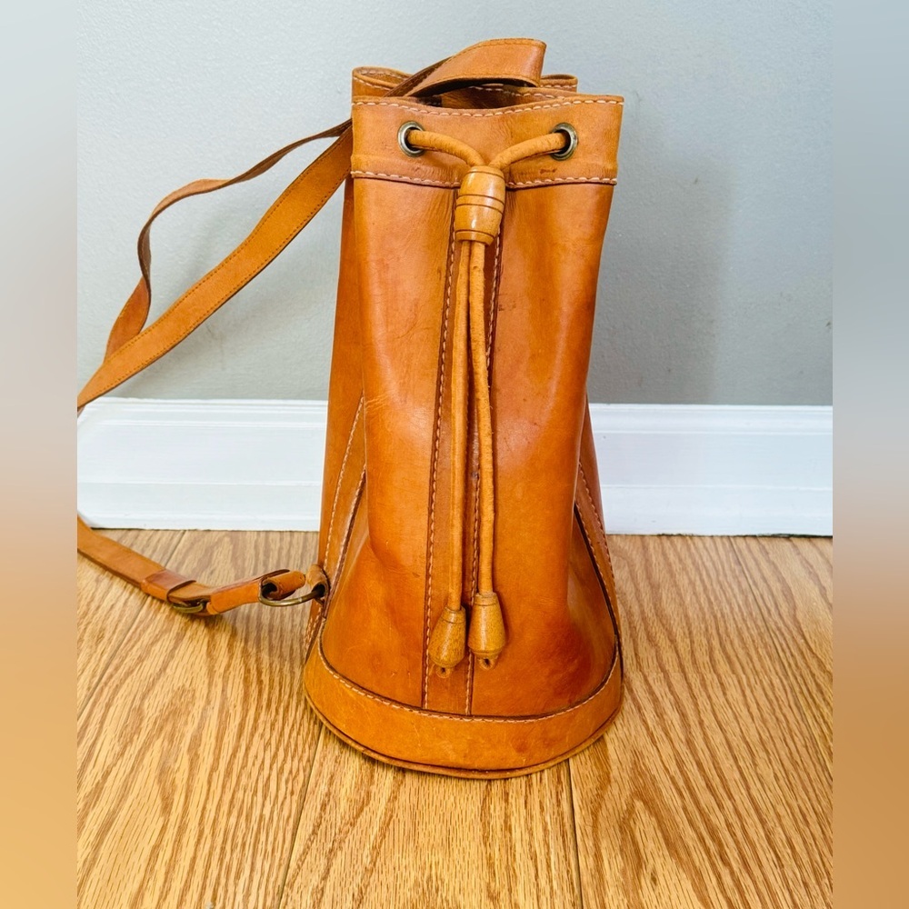 Vintage Genuine Leather Craft Satchel Lined Large